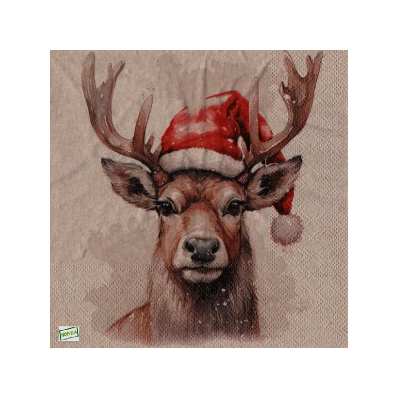 1 serviette Le cerf -51