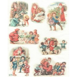 loisirs créatifs,Noël,Ambiance Noël,hiver,neige,découpage,serviettage,sapin,Ambiance Magique et Féérique,fêtes,serviettes papier