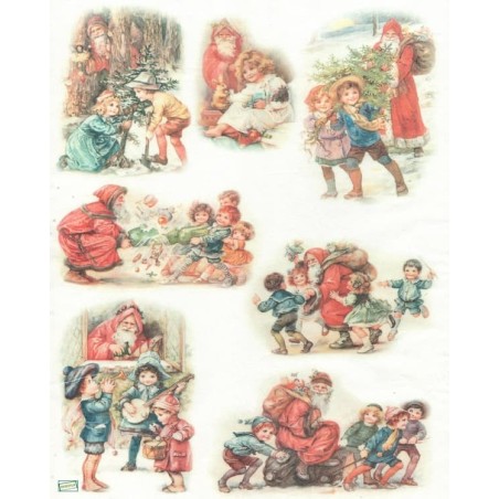 loisirs créatifs,Noël,Ambiance Noël,hiver,neige,découpage,serviettage,sapin,Ambiance Magique et Féérique,fêtes,serviettes papier