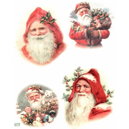 1 papier de riz Noêl-R1004