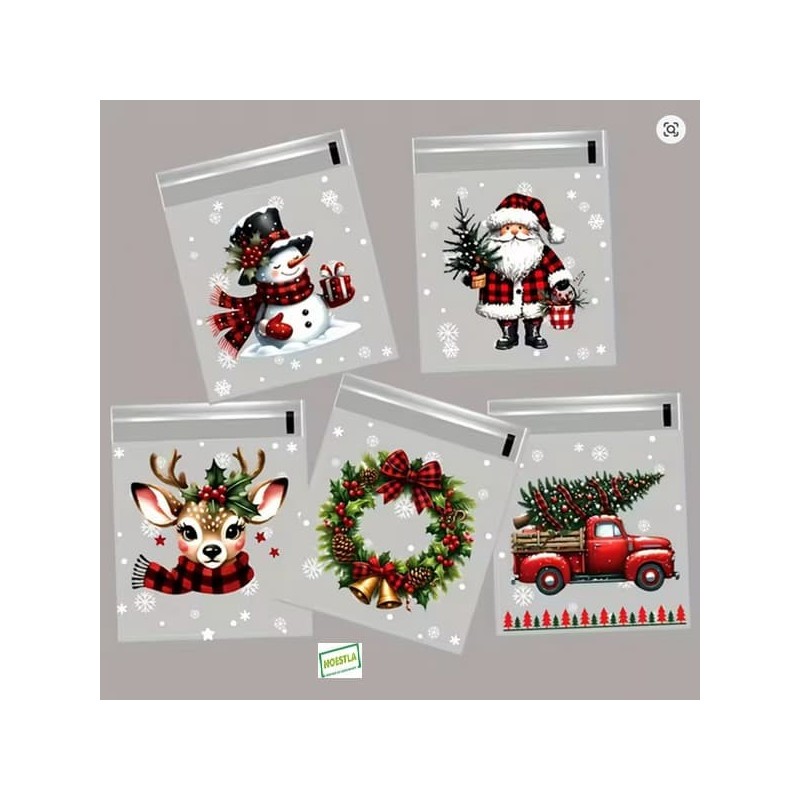 10 Pochettes Cadeaux NOEL Loisirs créatifs