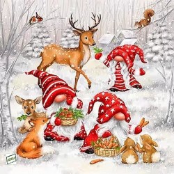 1serviette papier Gnomes-118