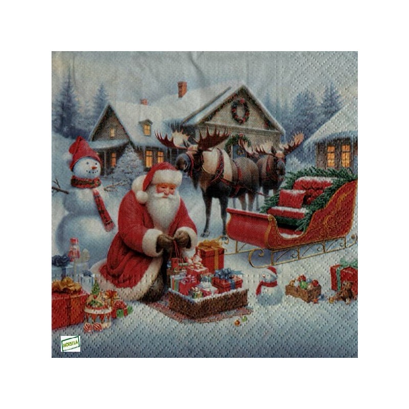 1 serviette papier Noêl - 92