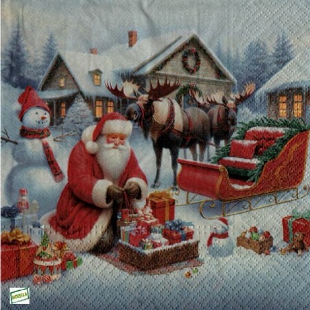 1 serviette papier Noêl - 92