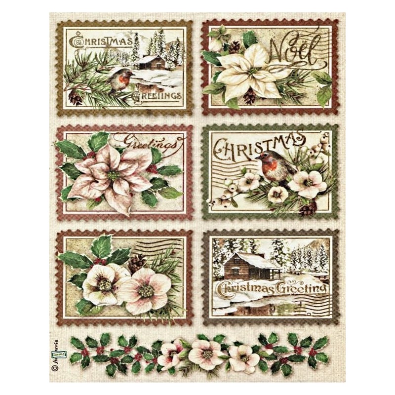 1 papier de riz Noêl-STA1