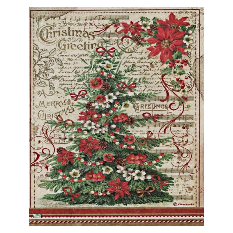 1 papier de riz Noêl-STA4