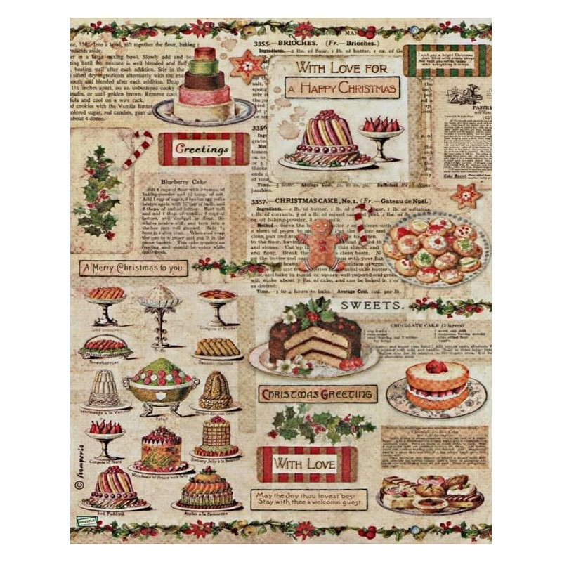 1 papier de riz Noêl-STA5