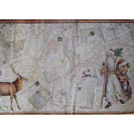 1 papier de riz Noêl-STA6