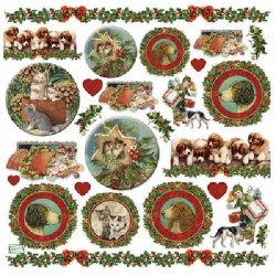 1 papier de riz Noêl-STA7