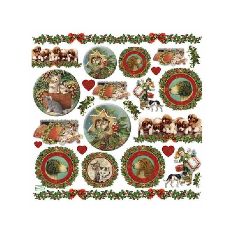 1 papier de riz Noêl-STA7