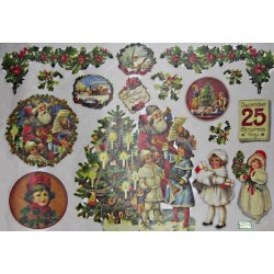 1 papier de riz Noêl-STA10