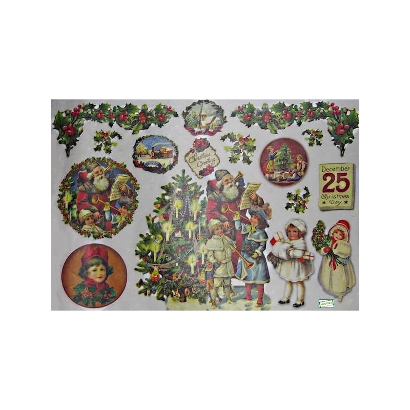 1 papier de riz Noêl-STA10