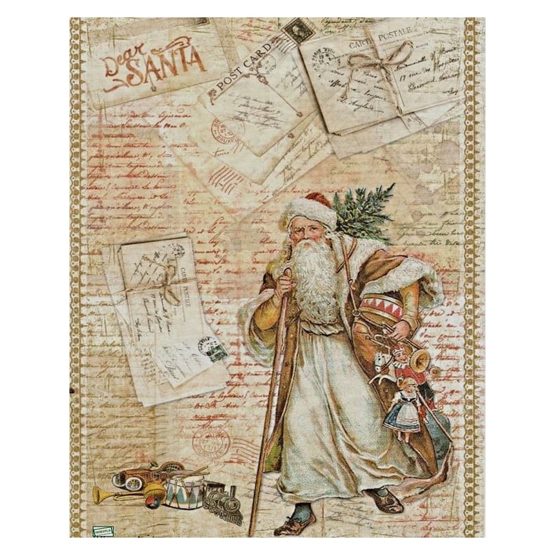 1 papier de riz Noêl-STA11