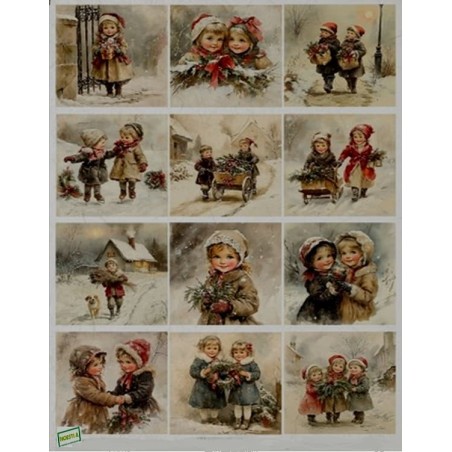 1 papier de riz Noêl-R2665