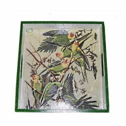 GRAND plateau Oiseaux serviettage