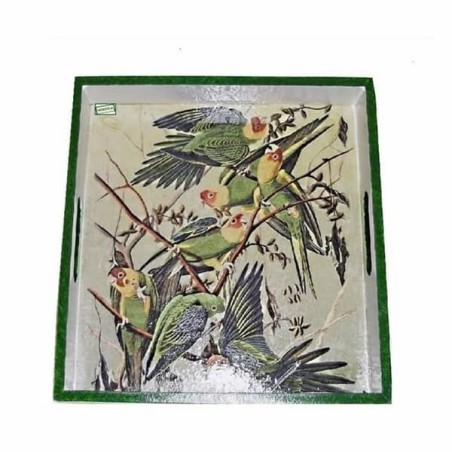 GRAND plateau Oiseaux serviettage