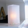 Lampes verre Chats serviettage