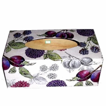 Boite mouchoirs Fruits serviettage