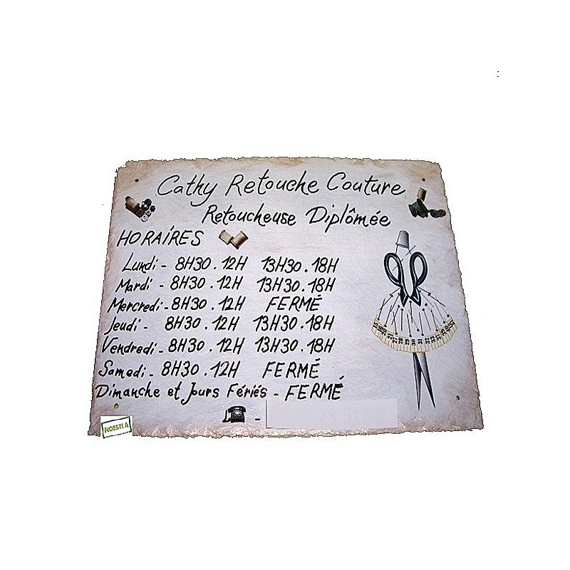 Plaque murale serviettage