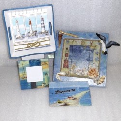 Ensemble La Mer en serviettage