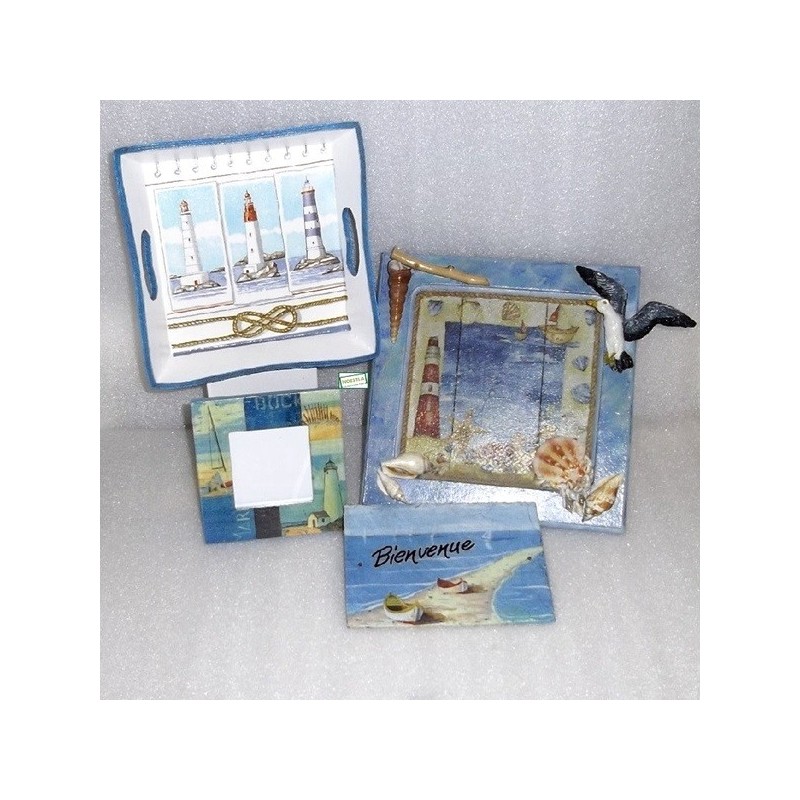 Ensemble La Mer en serviettage