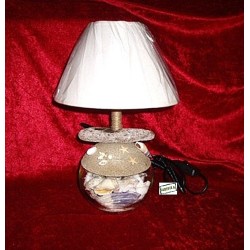 Lampe en bois flotté