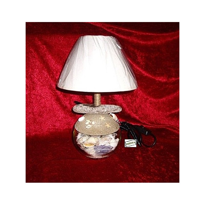 Lampe en bois flotté