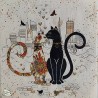 1serviette papier Chats -93