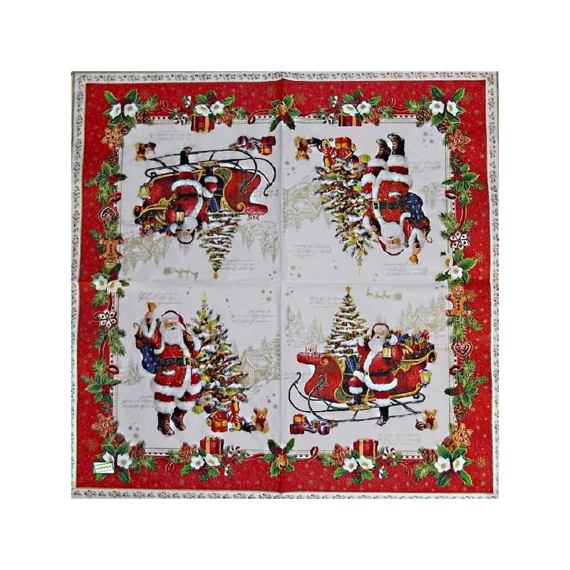 1 serviette papier Noêl - 118