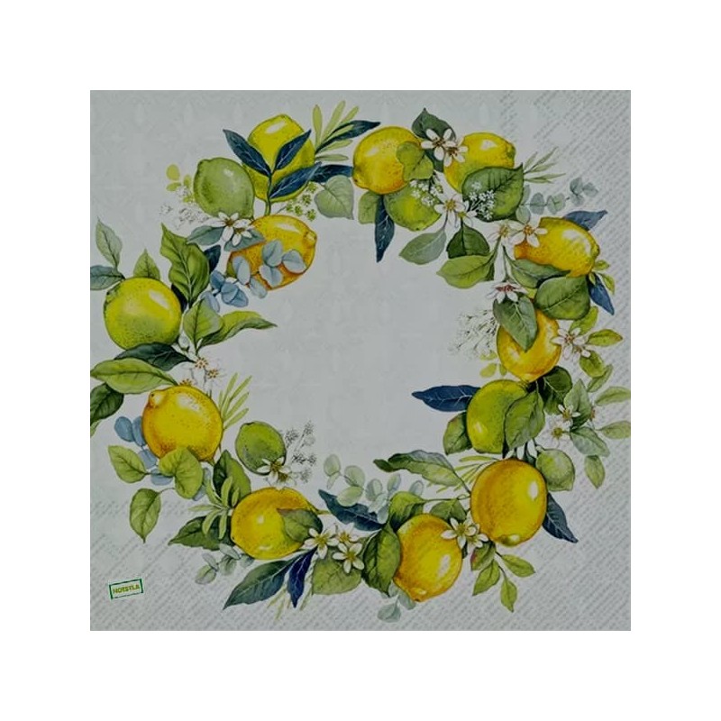 20 serviettes Les citrons -L10