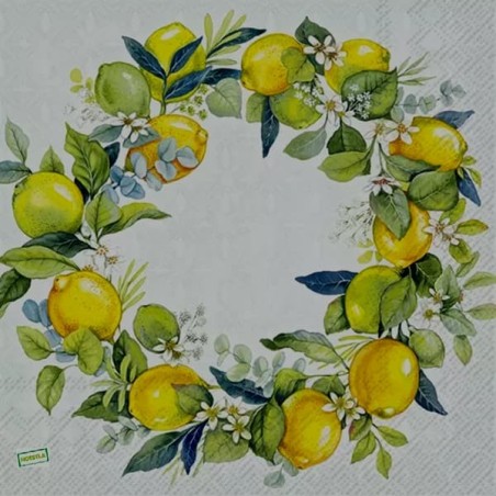 20 serviettes Les citrons -L10