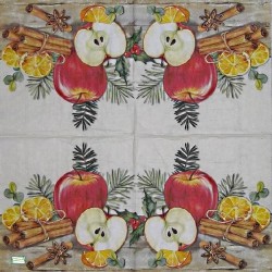 1serviette papier Fruits-49
