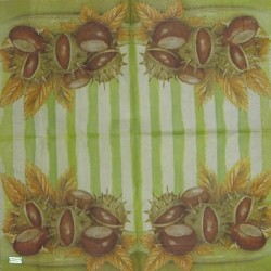 1 serviette Les Marrons -64