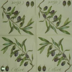 1serviette papier Olives-67