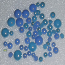 500Pièces Papier+Perles Bleu-5