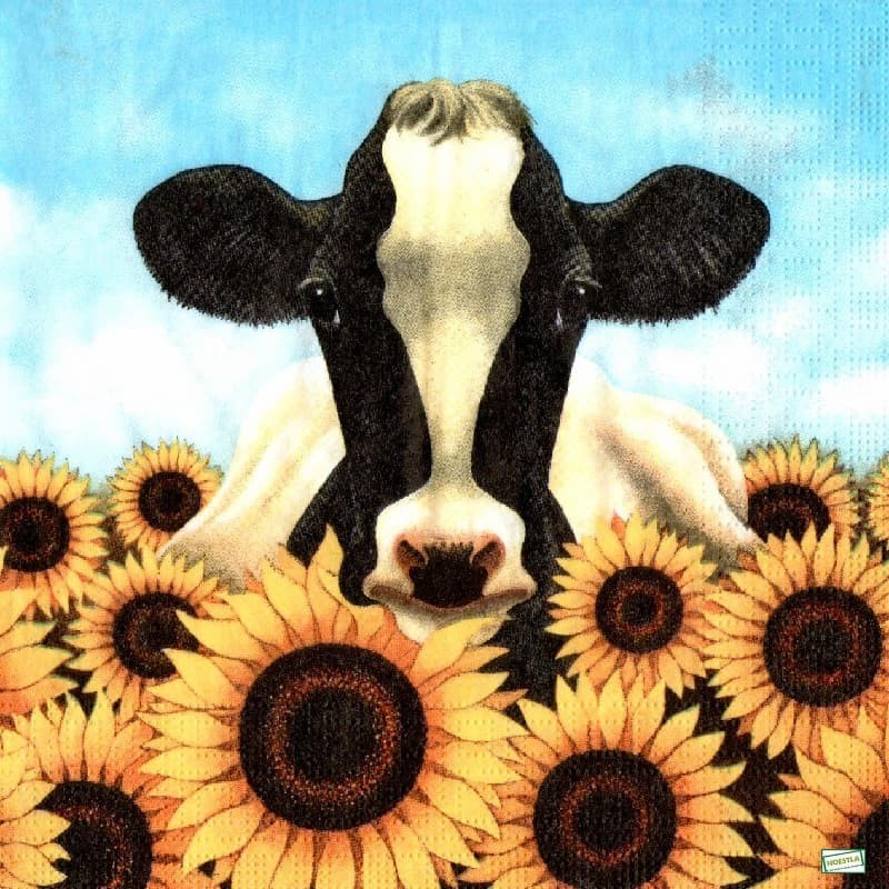 1serviette papier La Vache-107