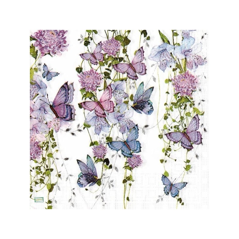1serviette papier Papillons-44