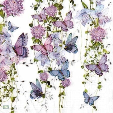 1serviette papier Papillons-44