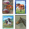 4 GRANDS papiers Chevaux-ZAN331G