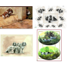 4GRANDS papiers riz Chiens-ZAN81G