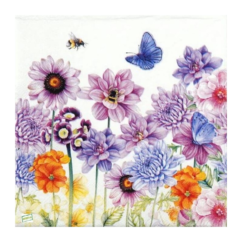 1 serviette Mix de Fleurs -51