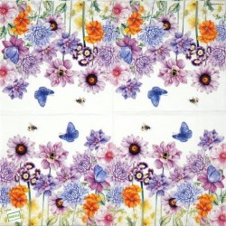 1 serviette Mix de Fleurs -51