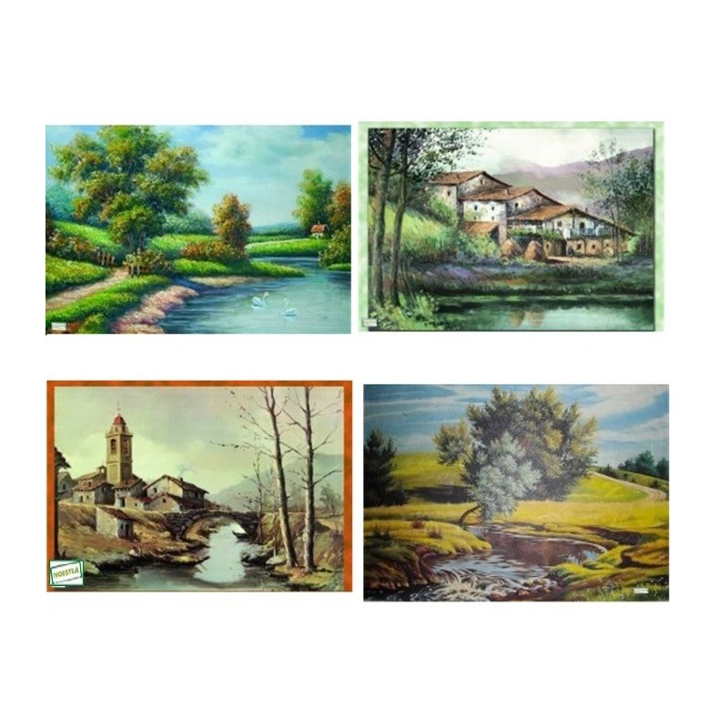 4GRANDS papiers riz Paysage-X28