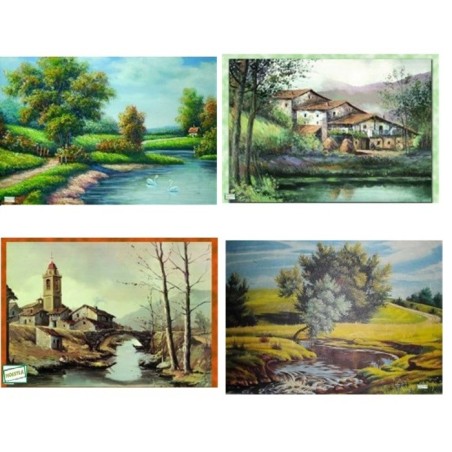 4GRANDS papiers riz Paysage-X28