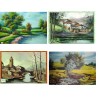 4GRANDS papiers riz Paysage-X28