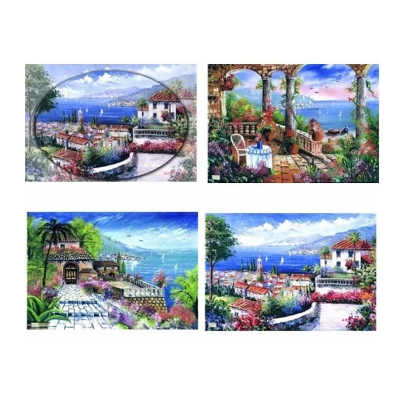 4GRANDS papiers riz Paysages-X27