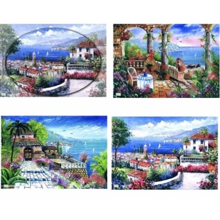 4GRANDS papiers riz Paysages-X27