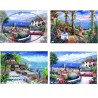 4GRANDS papiers riz Paysages-X27