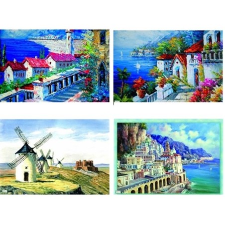 4GRANDS papiers riz Paysage-X30