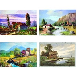 4GRANDS papiers riz Paysage-X31